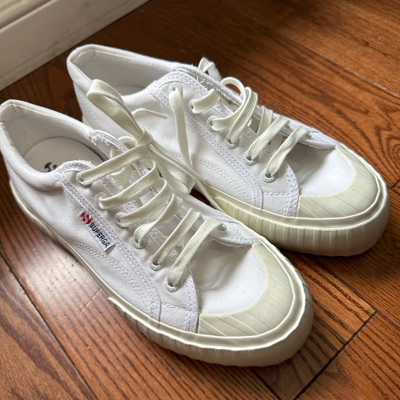 SOLD NWOT Superga 2630 Stripe Sneaker Platform - Picture 5 of 10
